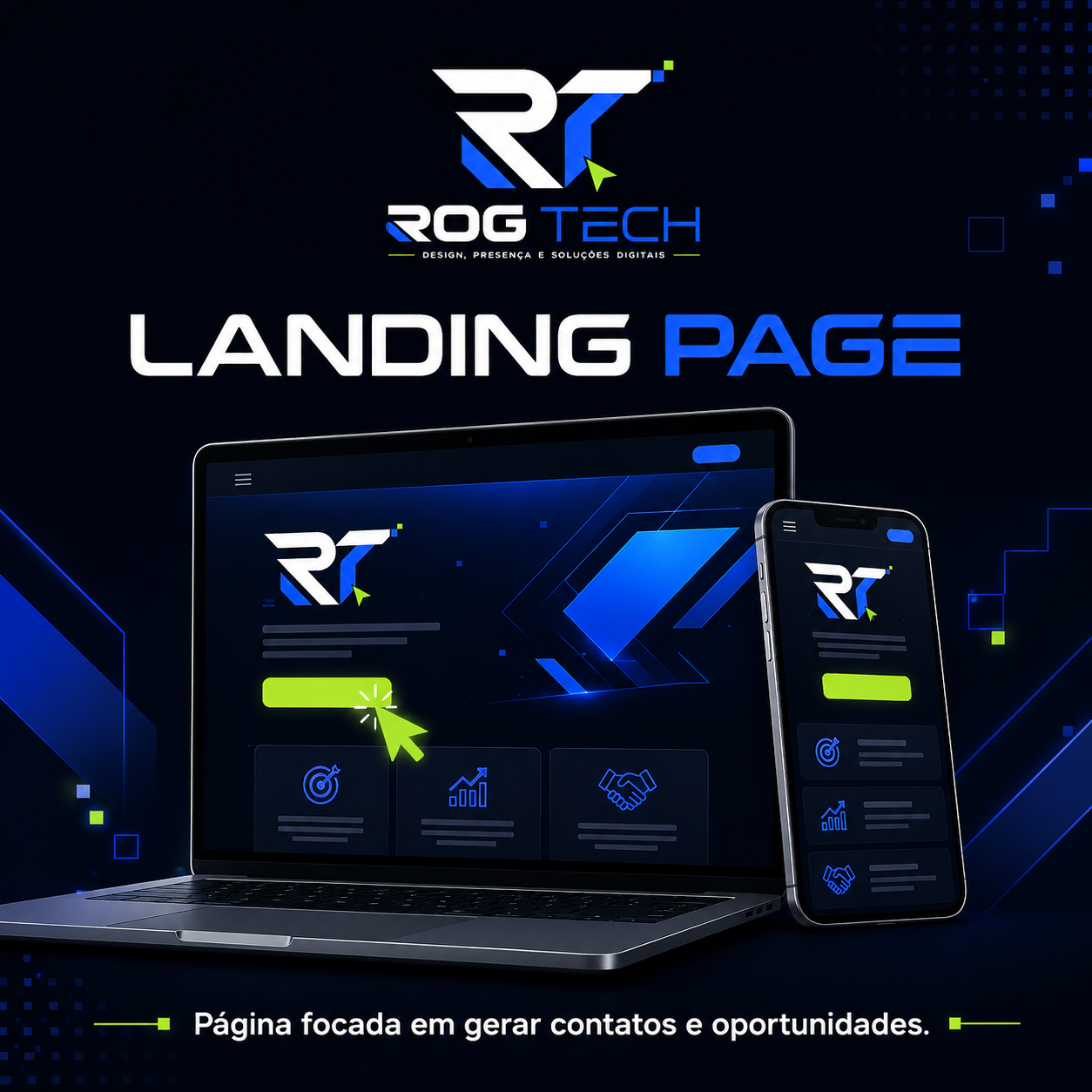 Criação de landing page focada em conversão