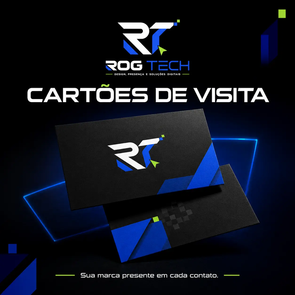 Design de cartões de visita profissionais