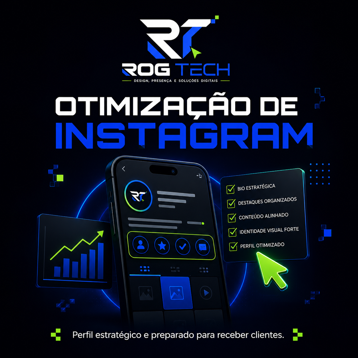 Otimização de perfil de Instagram para empresas