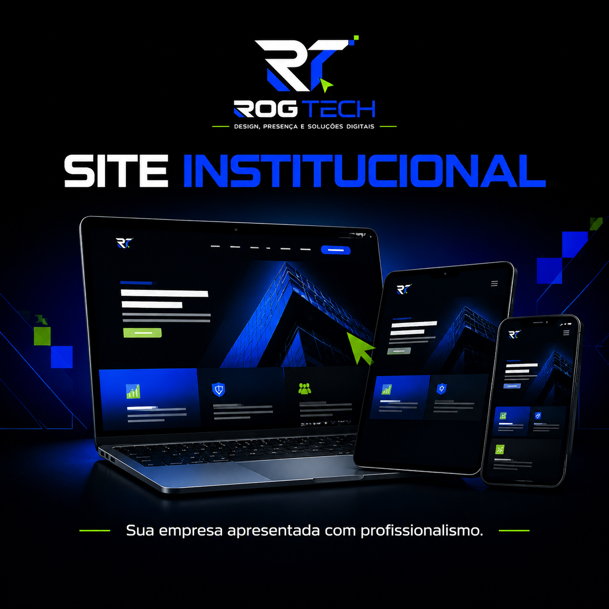 Criação de site institucional profissional