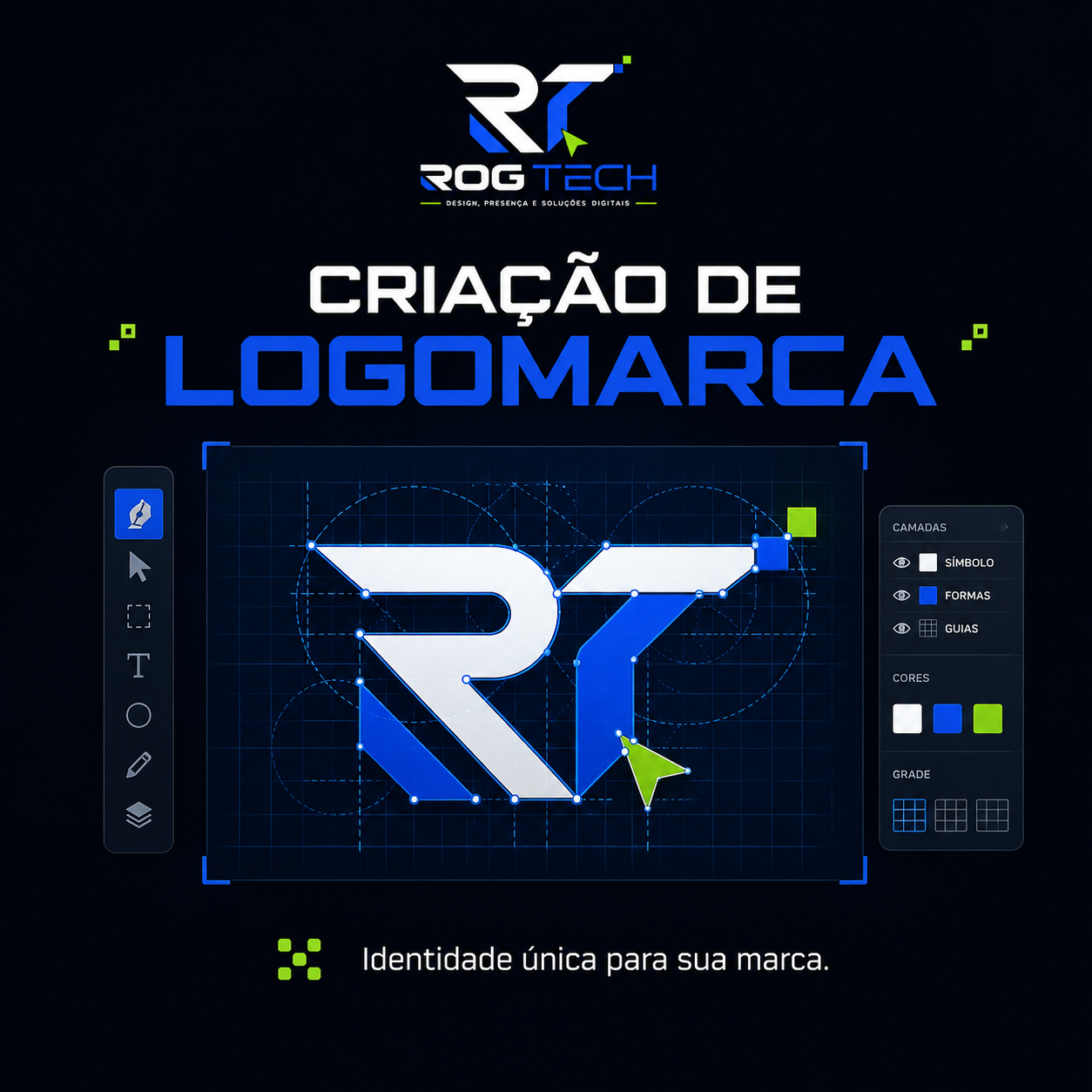 Criação de logomarca profissional pela Rog Tech
