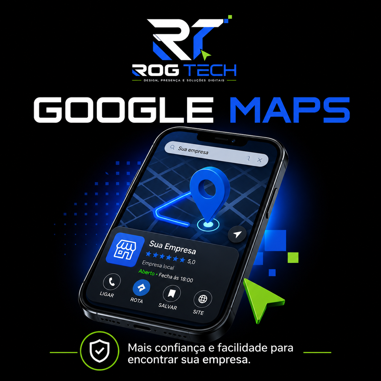 Cadastro e otimização de empresa no Google Maps